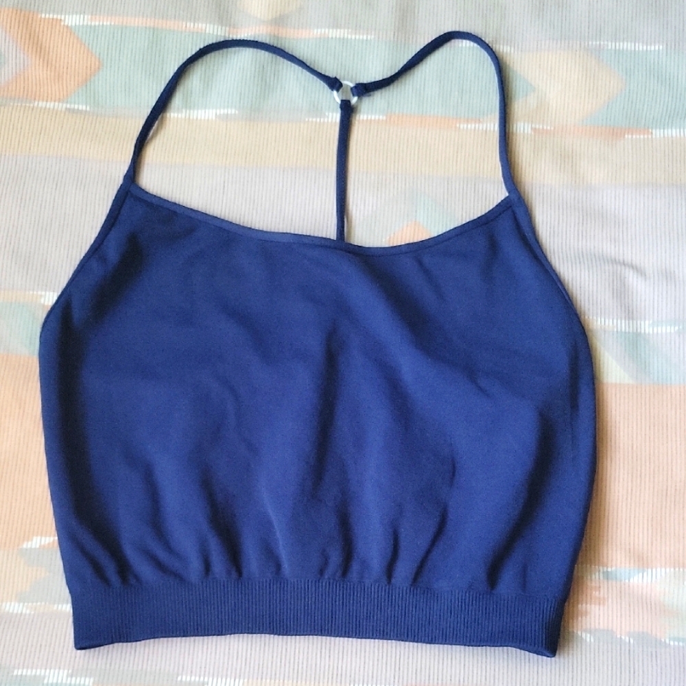 4 For $20 Blue Strappy Crop Top
